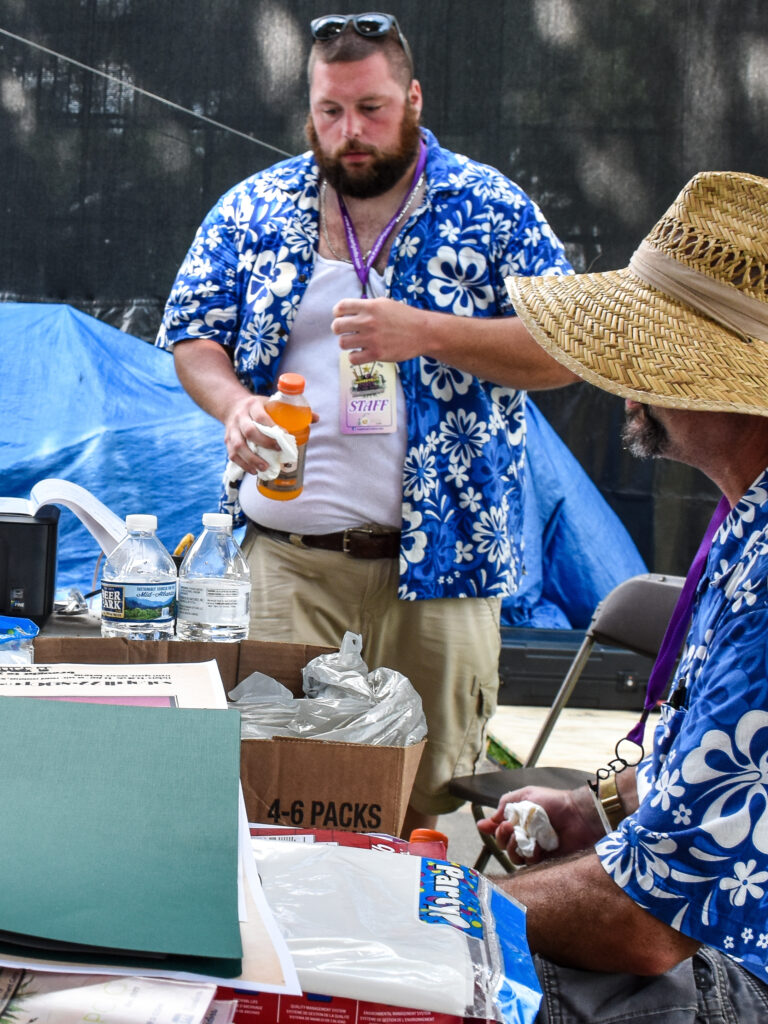 music festival volunteer